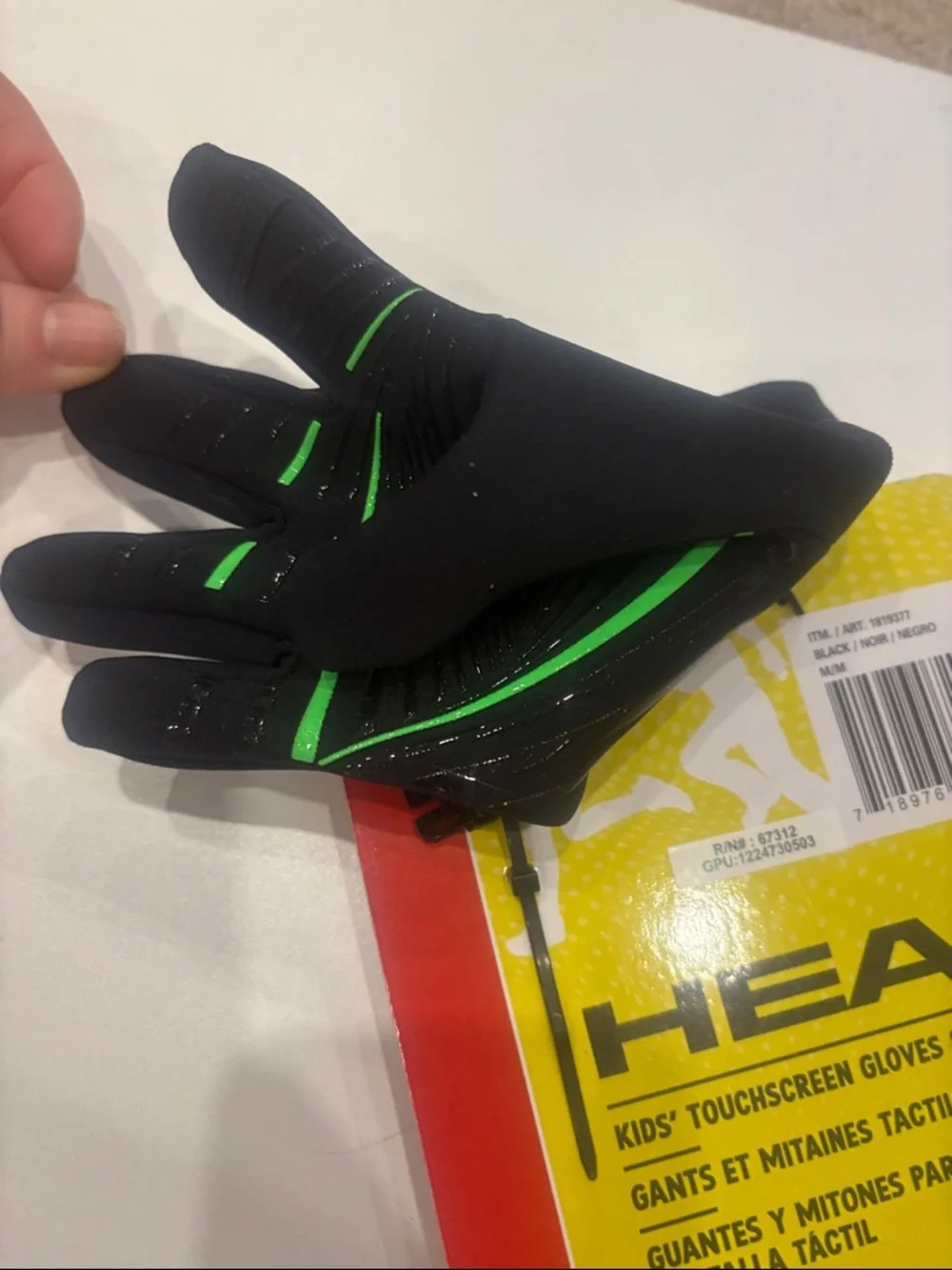 HEAD Dark Gloves size M